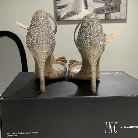 I-N-C dress heels. Great condition!! Only worn twice for wedding. - Picture 3 of 3